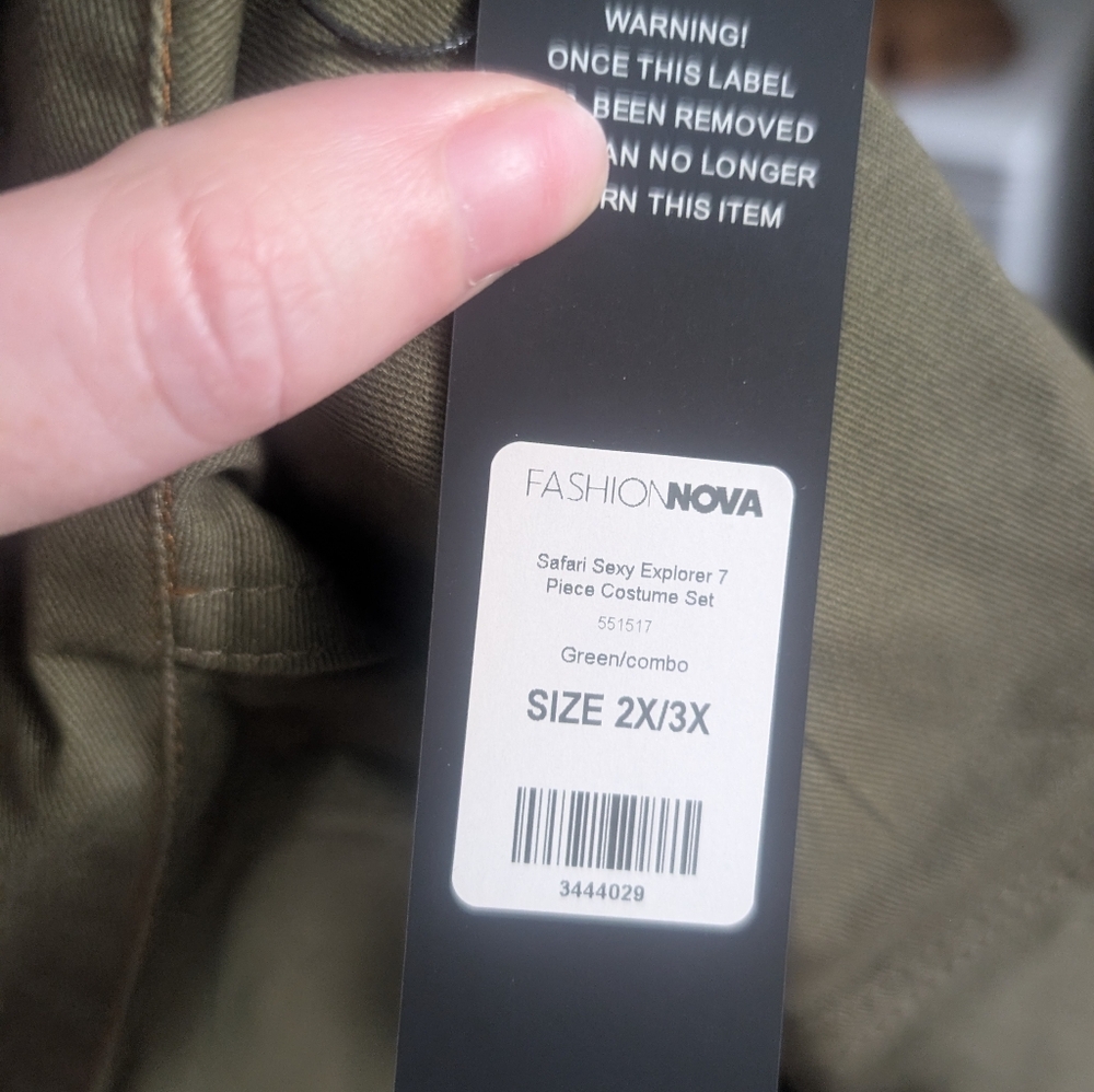 New Fashion Nova safari Costume Set - Picture 4 of 6